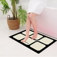 thumbnail image 4 of AZXY Bath Mats for Bathroom Floor,Non Slip Bathroom Mat,Washable Absorbent Quick Dry Bath Mat Rubber,Bathroom Rugs Brown, 4 of 8
