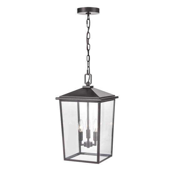 2973-PBZ Millennium Lighting Fetterton - 3 Light Outdoor Pendant-19.75 Inch Tall and 11 Inch Wide-Powder Coated Bronze Finish