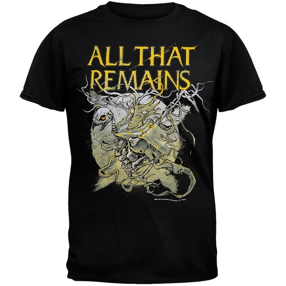 All That Remains Men's Bird Skeleton Short Sleeve T Shirt