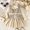 v#340Beige759, variant on HAYIMI Kids Outfit Sets Fashionable Vest And Long Sleeve Tops With Pleated Skirt For Girls Breathable Child O-Neck Cartoon Clothes Sets