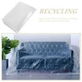 thumbnail image 4 of PAMINGONO Transparent Elastic Couch Cover Slipcover for Living Room Furniture and Easy Fit, 4 of 6