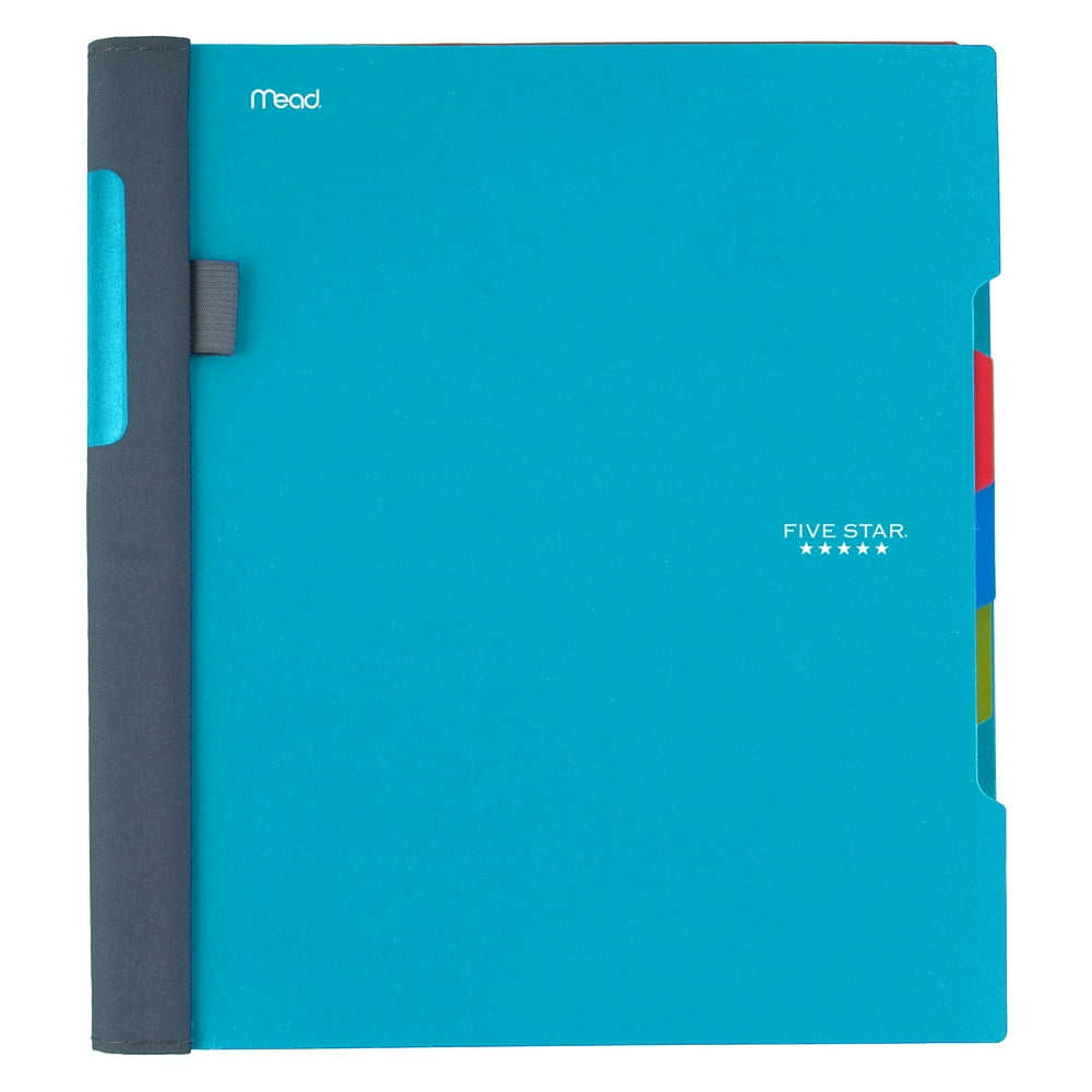 Five Star Advance Notebook, 3 Subject, College Ruled, Assorted Colors