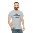 thumbnail image 5 of Easily Distracted By Cats Shirt - Funny Cat Lady Gift - Fur Baby - ID: 160, 5 of 12