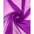 thumbnail image 3 of Sheer Organza Fabric by the Yard for Sewing Fashion Wedding Dress DIY Event Decorations, 60’’ Wide Sparkle Silky Crystal Organza Fabric (Magenta, 1 Yard), 3 of 6