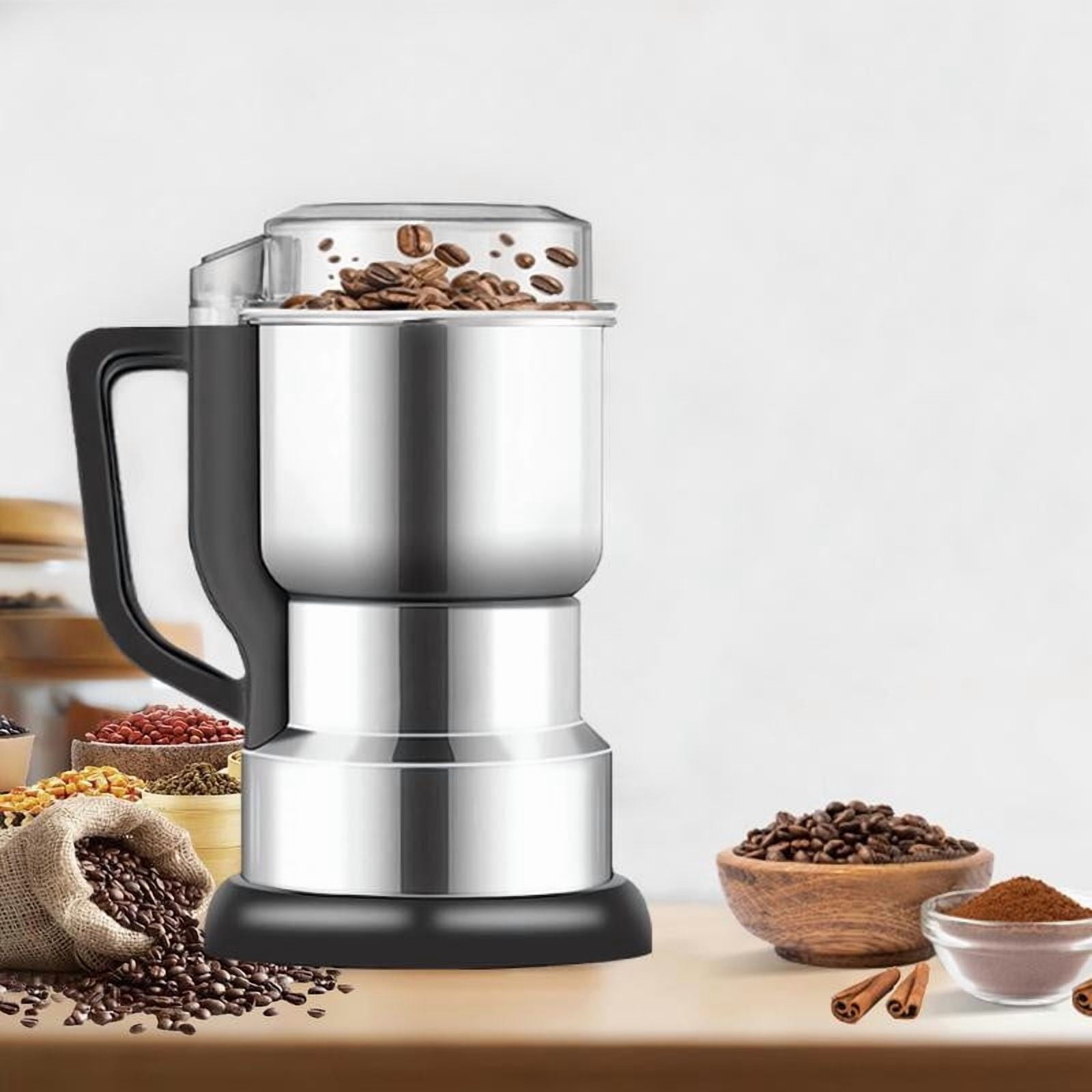Multifunctional Grinder Coffee Grinding Tool 400W, Food-Grade Fast Grinder for Beans Grains and Kitchen Use
