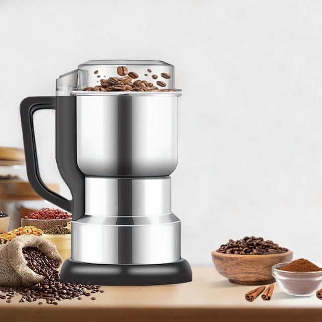 Grinder Multifunctional Electric Coffee Grinder High-Speed Food Grade Grain Grinder for Espresso(1Pcs) JASKFLY