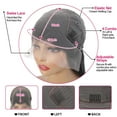 thumbnail image 4 of 13x6 Lace Front Wigs Human Hair 200 Density Straight HD Lace Front Wigs Pre Plucked Straight Glueless Human Hair 13x6 HD Frontal Human Hair Wig for Women, 4 of 5