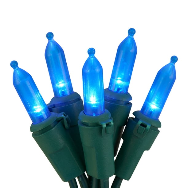 Holiday Time Blue LED Mini Christmas Lights, 86', 100 Count, 4 Pack