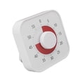 thumbnail image 1 of Visual Countdown Timer, Safe Silent Visual Timer 60mins Clockwise Lightweight ABS  For Learning For Children, 1 of 8