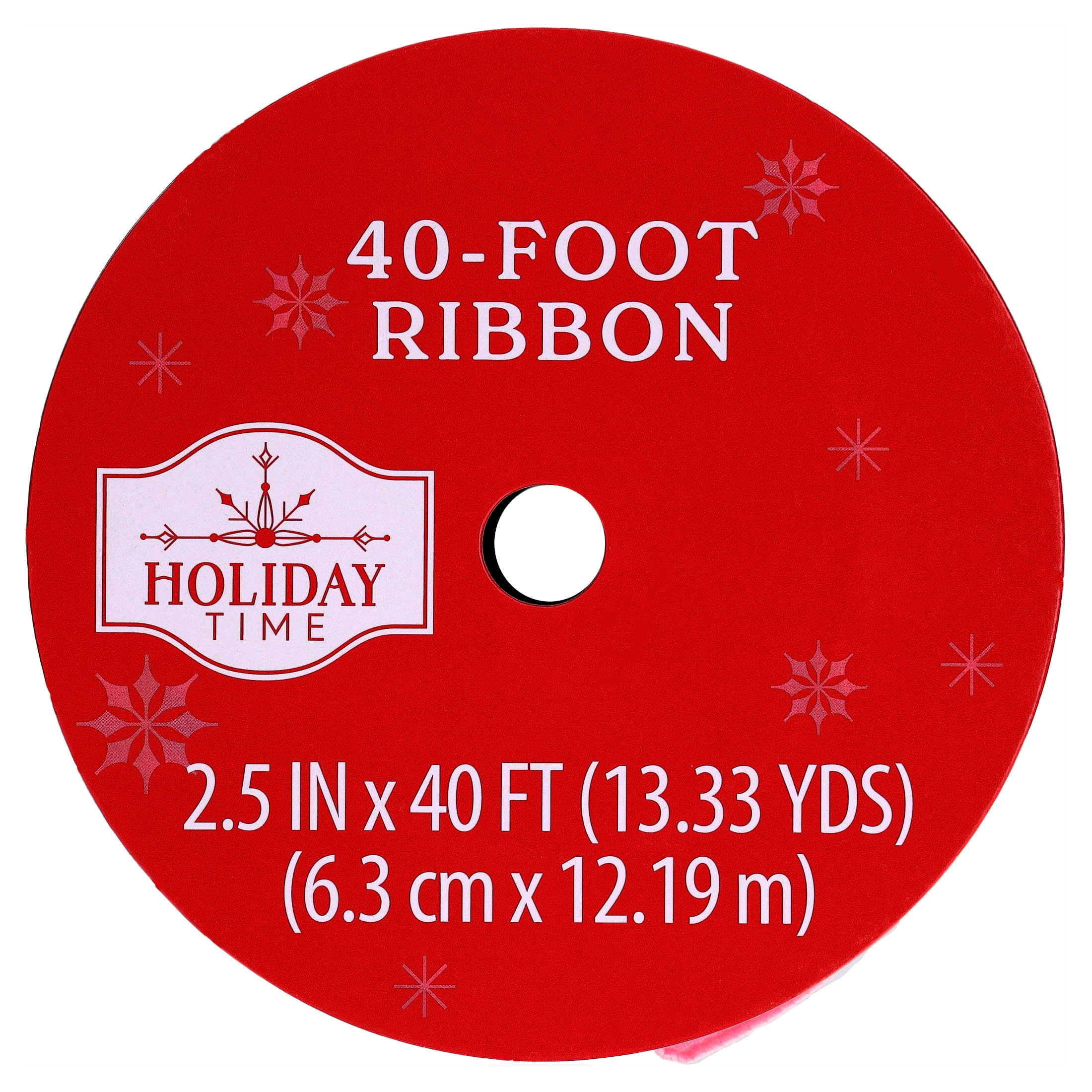Light Pink Velvet Christmas Ribbon, 2.5" x 40', by Holiday Time