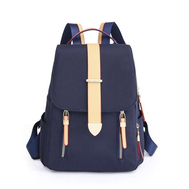 Oxford cloth backpack girl Womens Girls Oxford Cloth Backpack Shoulder School Tote  main image 4