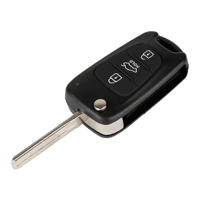 OkeyTech Remote Key Shell for Hyundai Accent Kia Picanto Sportage K5 3 Buttons Foldable Folding Remote Key Shell