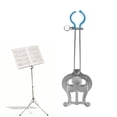 thumbnail image 4 of Marching Clamp, Portable Lightweight Music Holder Silver Compact  For Lyre For Trumpet For Musical Instrument, 4 of 8