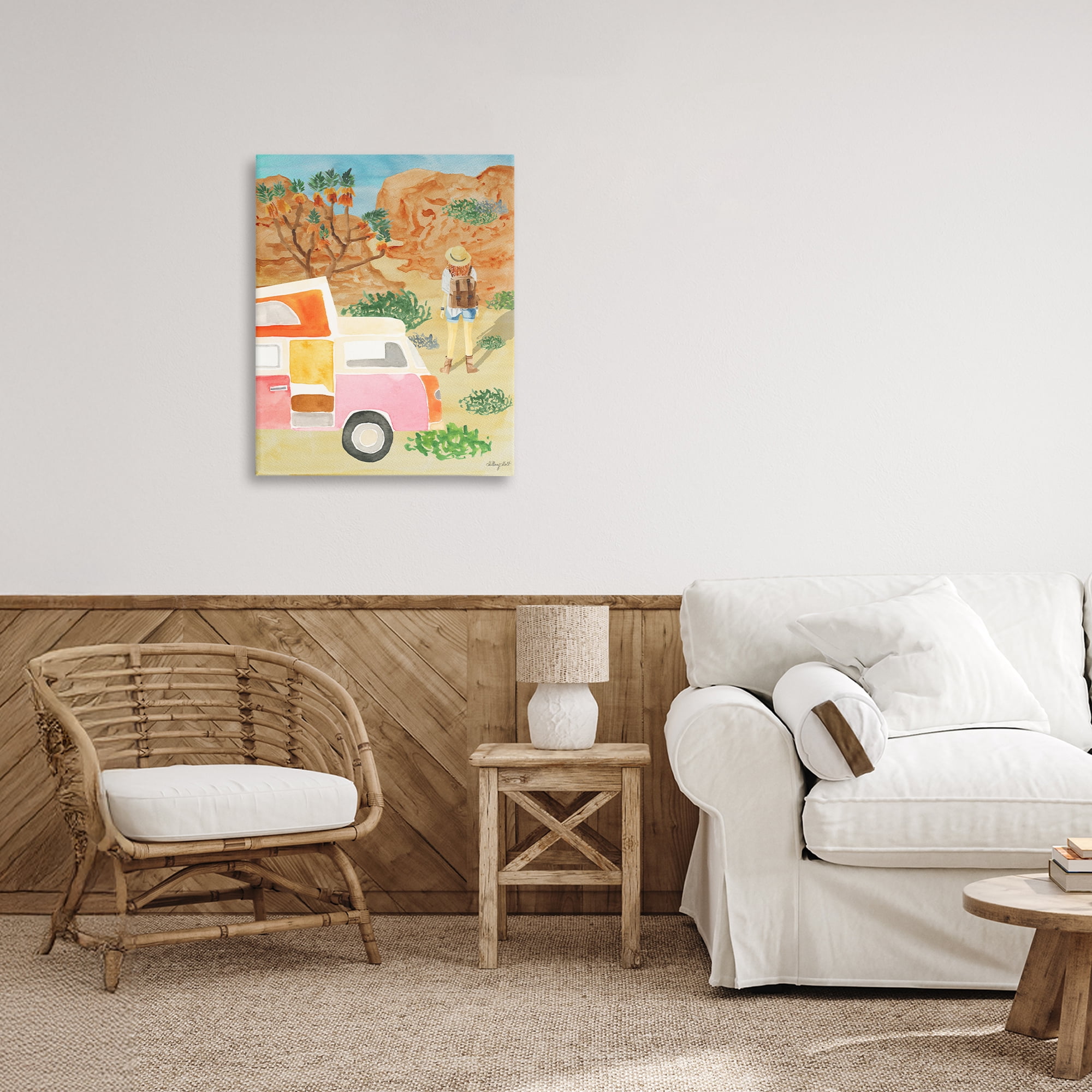 Stupell Industries Mojave Desert Road Trip Canvas Wall Art, design by Hillary Holt