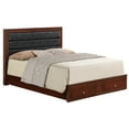 thumbnail image 4 of Glory Furniture Burlington Queen Storage Bed in Cherry Color, 4 of 5