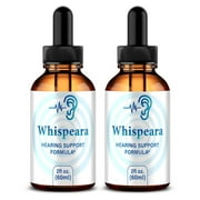 (2 Pack) Whispeara Drops - Advanced Ear Support, Natural Formula to Promote Inner Ear Health, Tinnitus Supplement for Ringing, Official Auditory Liquid, Whis Peara Reviews (60 Servings)
