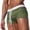 #01Army Green, variant on Mens Swimwear Short Swim Trunks with Zipper Pocket Blue XL