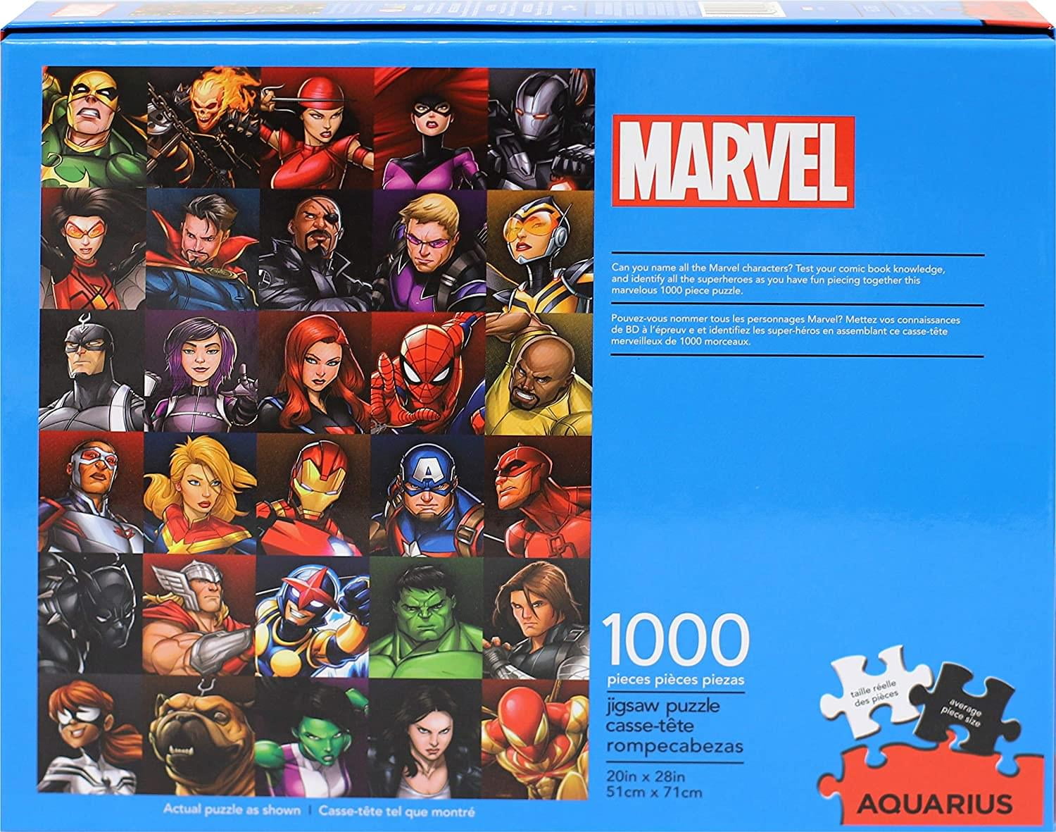AQUARIUS Marvel Heroes Collage 1000-Piece Jigsaw Puzzle