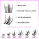 thumbnail image 3 of Extensiones de pestañas VEYESBEAUTY Lash Clusters Newbie's Series, 3 of 6