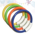 thumbnail image 2 of Kids Diving Rings 4pcs Colorful Diving Rings Underwater Swimming Grab Toy Rings Diving Training Accessory (Orange Green Yellow Blue), 2 of 8