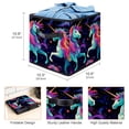 thumbnail image 3 of Robot Unicorn Attack Large Capacity Foldable Clothes Storage Basket Organizer Bins, Storage Bins with Handle, 10.8"x10.5"x10.6, 3 of 6