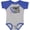 Baseball Heather and Royal, variant on Inktastic Fight Thyroid Cancer Pink, Blue, Teal Ribbon Boys or Girls Baby Bodysuit