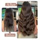 thumbnail image 5 of Extensiones de cabello humano real Craineld, 45 cm, color marrón mediano, 5 of 9