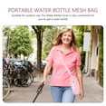 thumbnail image 3 of MasteelfCA Porte-Bouteille d'Eau Sac pour Bouteille d'Eau en Maille Housse de Bouteille d'Eau en Nylon avec Sangle, 3 of 8