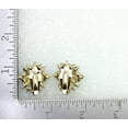 thumbnail image 3 of Faship Gorgeous Teal Rhinestone Crystal Clip On Earrings, 3 of 3