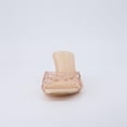 thumbnail image 5 of Cushionaire Naty Jelly Kitten Heels for Women, Chic Slip-On Mule Design with Modern Open Square Toe Womens Heels, 5 of 19