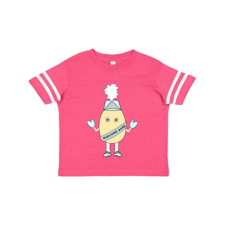 

Inktastic Marching Band Egghead White Gift Toddler Boy or Toddler Girl T-Shirt