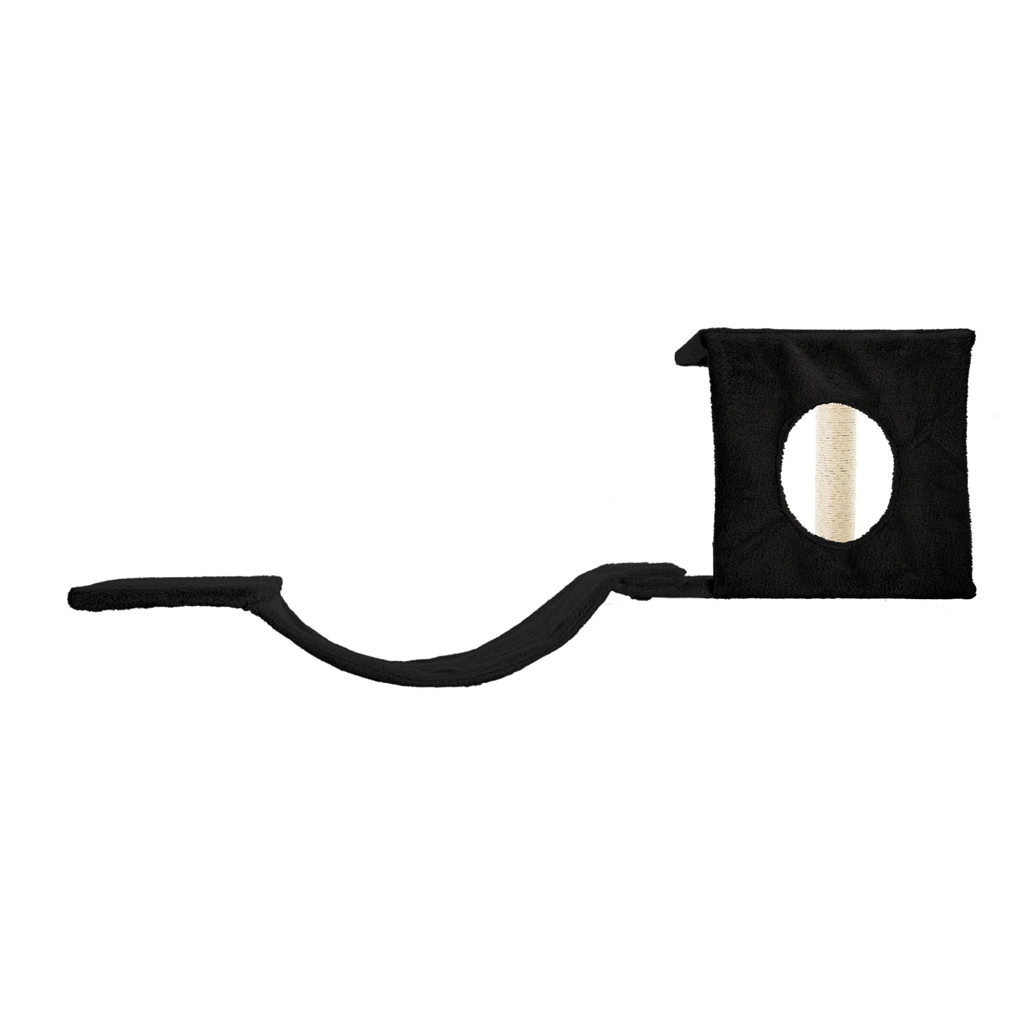 Pefilos Cat Wall Shelves and Perches Set of 6 with Cat Perch, Indoor Cat Condo for Sleeping Playing Lounging Climbing Cat Tree House, Black Pefilos Cat Wall Shelves and Perches Set of 6 with Cat Perch, Indoor Cat Condo for Sleeping Playing Lounging Climbing Cat Tree House, Black