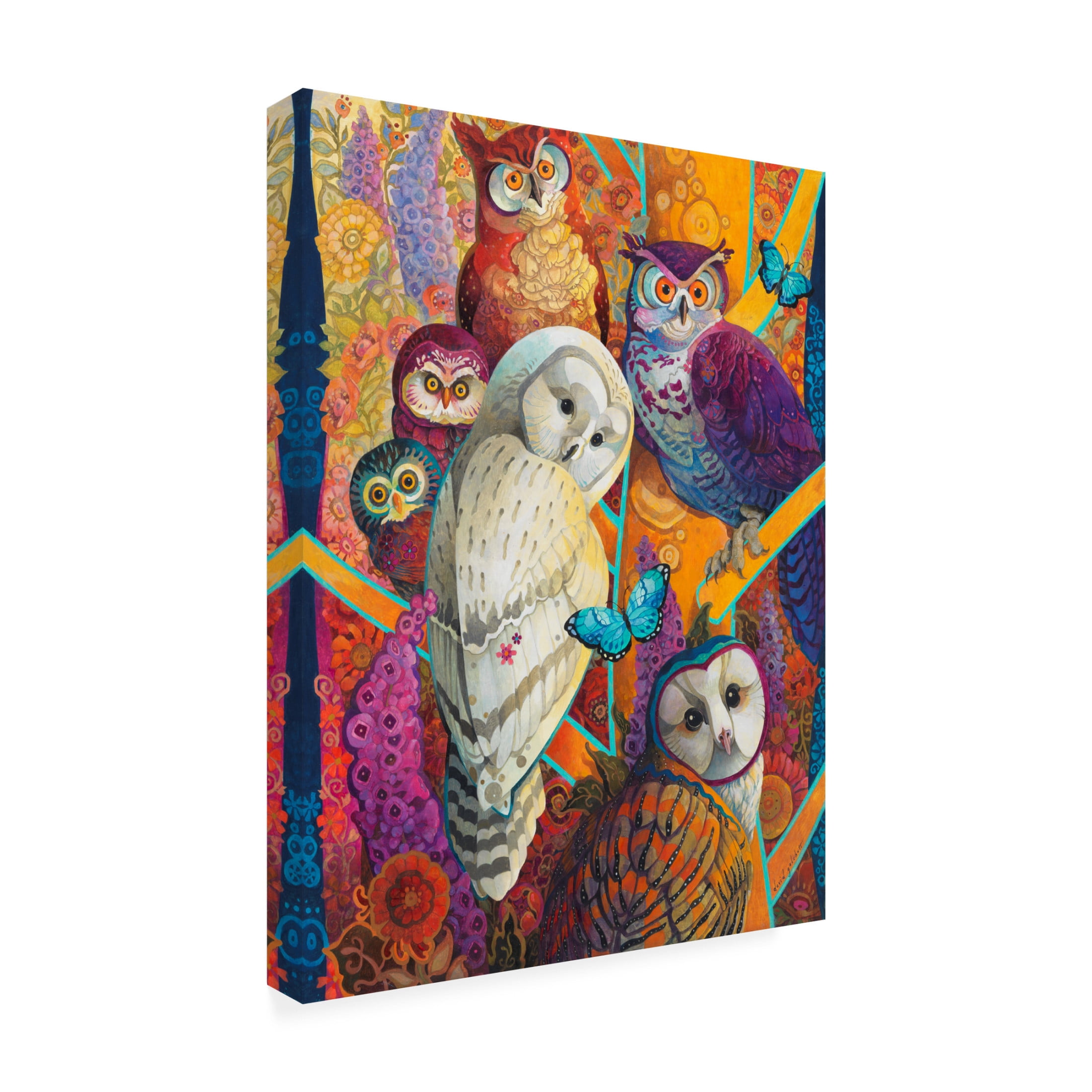 Canvas Wall Art - David Galchutt 'Meeting of the Minds' Wall Art for Living Room, Bedroom, or Office Décor by Trademark Fine Art - 24 x 32 Inches