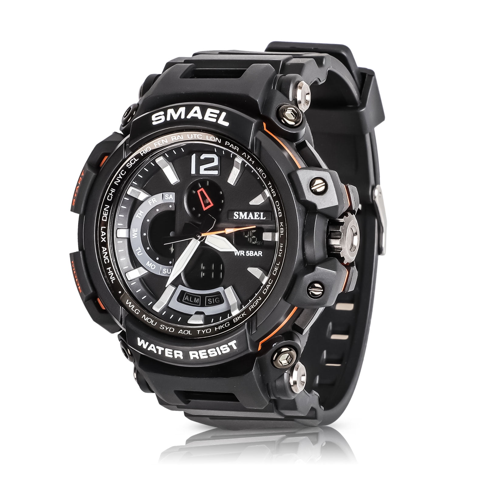 waterproof army watch