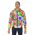 thumbnail image 4 of Soluvd Unisex Zip Hoodie (AOP) Happy Day, 4 of 5
