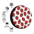 thumbnail image 4 of Logiee Hand Drawn Strawberry Print Spare Tire Cover, Universal Wheel Protectors,Waterproof Dust-Proof UV Sun Wheel Tire Cover,Fit for SUV, RV, Travel Trailer, Truck-15 inch, 4 of 6