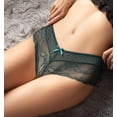 thumbnail image 5 of Ropa interior para mujer Bikini invisible sin costuras Ropa interior de encaje Bragas con cobertura de media espalda, paquete de 5, rojo, S Feliz Sencillez, 5 of 5