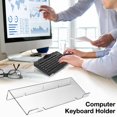 thumbnail image 4 of Computer Keyboard Holder Clear Acrylic Tilted Keyboard Stand for Office Desk Home School, 4 of 9