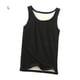 thumbnail image 3 of Qarigey Ropa interior térmica de invierno para mujer, Top grueso a prueba de viento de cuello redondo, chaleco básico adelgazante informal, accesorio Prendas para la parte del cuerpo Negro L Qarigey AP013300-02, 3 of 6
