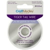 Craft Medley Tiger Tail Beading Wire 7-Strand .45mmx39'-Silver