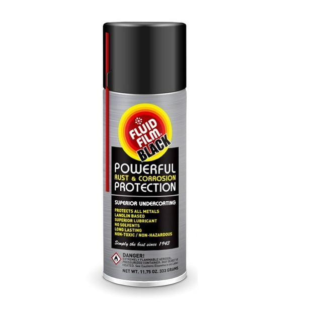 Fluid Film Rust And Corrosion Inhibitor AS11B Non-Paintable; 11.75 Ounce Aerosol; Sprays Black; Single