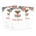 thumbnail image 1 of Inkdotpot 30 Fill In StyleBaby Shower Invitation Cards Deer Jungle Animals Blank Invites, 1 of 7