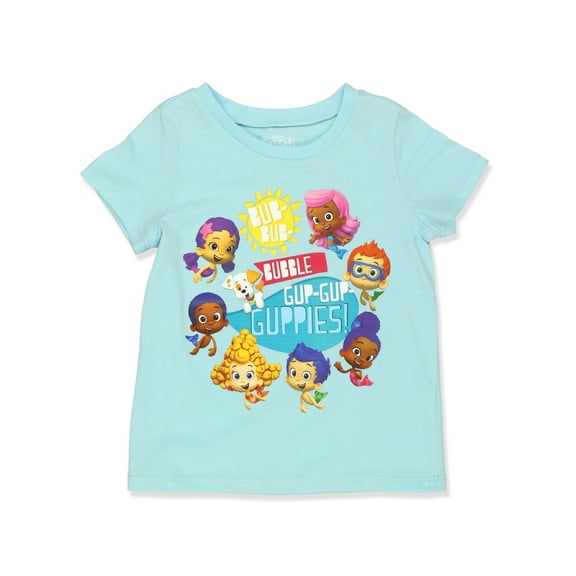 Nickelodeon Bubble Guppies Toddler Short Sleeve T-Shirt Tee BGG003SS