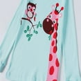 thumbnail image 3 of Ensemble de Pyjamas de Noël pour Enfants 100 % Coton Arbre de Noël Chat Ensemble de Pyjamas 7T, 3 of 6