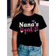 thumbnail image 1 of Nana Girls Printed Short Sleeve T-Shirt Girls Comfortable Summer Clothing, 1 of 6