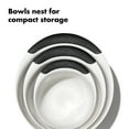 thumbnail image 4 of OXO SoftWorks 3-Piece Mixing Bowl Set with Easy-Grip Handles, Non-Skid Bottoms & Nesting, 4 of 8