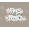 thumbnail image 6 of Inkdotpot Ready To Hang,Girl Baby ShowerBirthdayBunting, Pre StrungFloral Wreath ThemeBaby ShowerDecorations,BuntingBannerFlags, 6 of 6