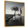 thumbnail image 2 of Designart "House By The Tree Tranquility" Aquariums Floater Framed Wall Art Prints, 2 of 5