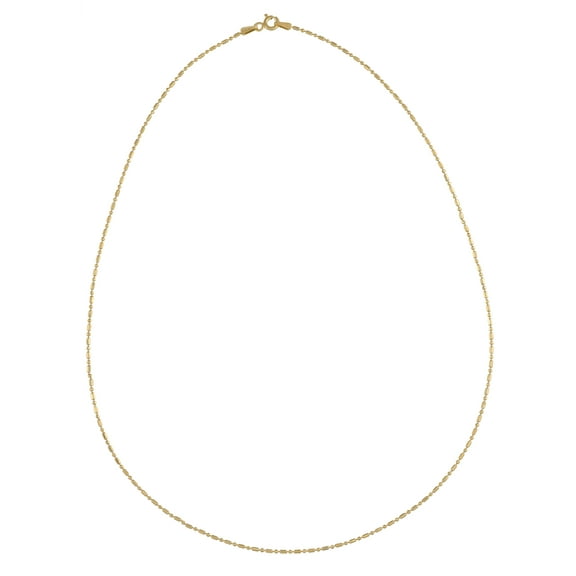 Brilliance Fine Jw Ss/18kgp Bfj Dot Dash Bead Ch 18``