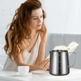 thumbnail image 2 of Dienrx 350Ml Justainless Steel Milk Frothing Pitcher - Cappuccino Jug | 350Ml/600Ml/900Ml Sizes, for Coffee Lattes, Home Baristas, Cafes, Coffee Enthusiasts, 2 of 9